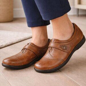 Cobb Hill Brown Leather Mary Jane Comfort Work Shoes Walking Teachers Nurses